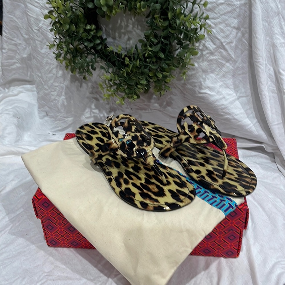 Tory Burch Miller Leopard NWOT. Size 9.5